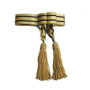 Ceinture de cérémonie de haute qualité, faite à la main, avec des glands en fil de bullion, vente en gros, ceinture de cérémonie en mylar avec sublimation - Product Image 4