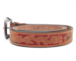 Cinturón de cuero genuino de vaca hecho a mano logotipo personalizado 38-48 pulgadas cinturones de cuero genuino de estilo occidental personalizados - Product Image 2