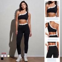 Ensemble de yoga personnalisé, anti-transpiration, 2 pièces, vêtements de sport pour femmes, vêtements de sport, haute élasticité, ensembles assortis pour le pilates et la remise en forme