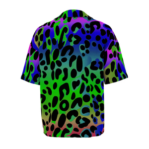 Vente en gros Chemisier ample décontracté en coton/polyester pour hommes et femmes Chemise boutonnée surdimensionnée avec logo personnalisé disponible - Product Image 2