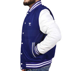 Veste universitaire en laine personnalisée pour hommes femmes Style lettermen avec col à capuche respirant pour l'hiver Service OEM disponible - Product Image 3