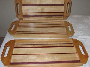 VINTAGE Plateau de service en bois d'acacia rond personnalisable pour la cuisine, la maison ou l'hôtel Vaisselle de style classique pour la fête ou le service des aliments - Product Image 5