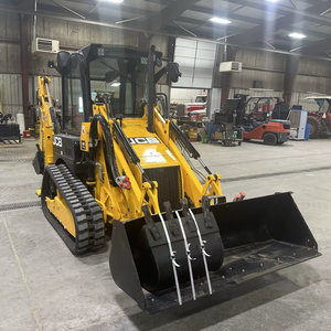 Minicargadora JCB con Ruedas, 75 KW, Amarilla, con Accesorio de Cucharón, Alto Momento de Carga - Product Image 5