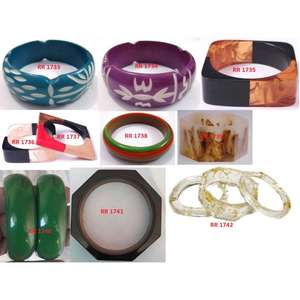 Bracelets avec motifs personnalisés Vente en gros de fournitures de bijoux à la mode Bracelets et joncs en résine Bracelets en résine du Rajasthan - Product Image 1