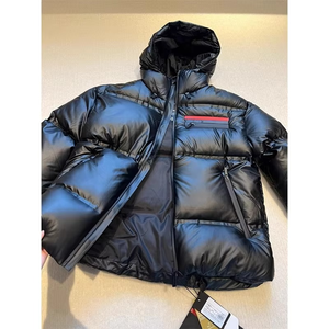 Veste matelassée pour homme coupe classique, imperméable, softshell, fermeture éclair, imprimé, chaude, respirante, coupe-vent, vêtements d'extérieur d'hiver, OEM, usine personnalisée - Product Image 2