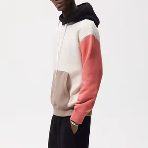 Ventes en gros de sweats à capuche personnalisés coupés et cousus de haute qualité, patchwork multicolores pour hommes - Product Image 2