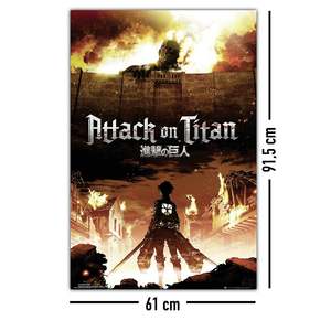 Attack on Titan Anime <b>Poster</b> Manga for Fans and Collectors - Product Image 3