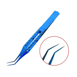 Nouveau design en titane et acier inoxydable carburant pince pour greffe de cheveux implant capillaire Instrument de chirurgie pince à épiler - Product Image 2