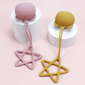 Mordedor de Silicona para Bebés, Libre de BPA, de Grado Alimenticio, para Alimentar y Amamantar a los Bebés, Nuevo Diseño 2026, Multicolor, Pentagrama, Juguete de Silicona para Bebés - Product Image 6