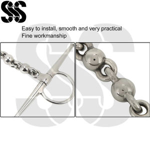 Bocados de Acero Inoxidable Pulidos a Mano, de Alta Resistencia, Antideslizantes, de Calidad Premium, con Anillas Dobles y Personalizables - Product Image 5