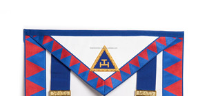 Tablier maçonnique d'arche royale de qualité supérieure | Tablier de broderie fait main pour la loge de franc-maçon | Fabricant de Regalia personnalisé Pakistan - Product Image 2