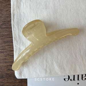 مشابك شعر بلاستيكية كبيرة شفافة بأسلوب أوروبي أمريكي، مشابك شعر بنية اللون للاستخدام اليومي، بيع بالجملة بكميات كبيرة، جودة عالية ومتينة - Product Image 4