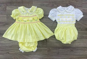 Vente en gros 2024 barboteuses à manches volantées personnalisées 100 coton pour filles barboteuses d'été pour bébés filles ODM vêtements - Product Image 4