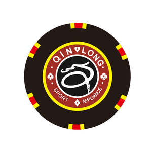 Jeton de poker en argile de qualité casino, diamètre 39mm, rond en céramique ABS 14gm avec logo personnalisé pour les besoins des jeux - Product Image 1