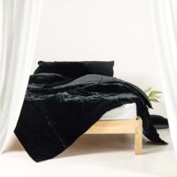 Literie indienne Boho de luxe Ensemble de housse de couette en velours écrasé Couette douce pour la maison ou l'hôtel Décoration intérieure