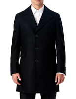 Manteau d'hiver unisexe long personnalisé pour hommes jeunes Manteau unisexe décontracté Manteau long en laine OEM respirant