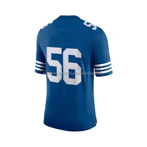 เสื้อฟุตบอลโพลีเอสเตอร์คุณภาพสูง ขายดี ดีไซน์ระบายอากาศได้ดี สำหรับผู้ชาย ชุดอเมริกันฟุตบอล - Product Image 2