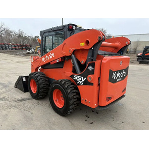 Chargeuse compacte sur chenilles Kubota SVL97-2, faible nombre d'heures, moteur diesel 96 CV, hydraulique à haut débit - Product Image 6