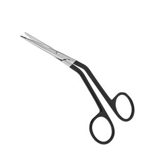 Ciseaux nasaux chirurgicaux industriels de la meilleure qualité Ciseaux de chirurgie en plastique à angle lisse en acier inoxydable noir - Product Image 1