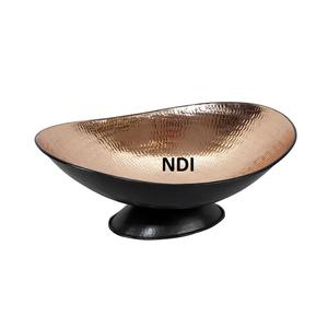 Producto de alta venta, cuenco para servir frutas, Decoración de mesa de comedor, centros de mesa, cuenco de Metal, recubierto de polvo negro - Product Image 1