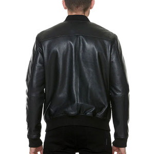 เสื้อแจ็กเก็ตผ้าแคนวาสหนังแท้สำหรับผู้ชายทรงบางปกติกระเป๋าขนสัตว์กันน้ำเป็นมิตรกับสิ่งแวดล้อม - Product Image 3