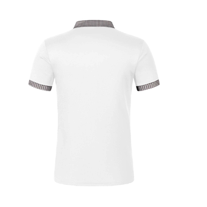 Nuevo 2025 High Business 3D Print Flip Collar Business Hombres de manga corta POLO - Product Image 4