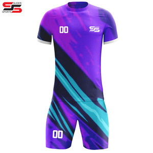 100% polyester ensemble complet uniforme de football dernière conception sublimée de vêtements de sport Sialkot Pakistan - Product Image 3
