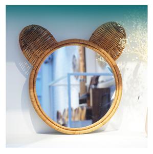 Handicrafts <b>Wall</b> <b>Hanging</b> Decoration Rattan Bamboo Wicker Straw Seagrass <b>Mirrors</b> Frames Decorative Bedroom Living Room Decor - Product Image 6