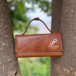 Pochette en cuir véritable fait à la main pour femmes, nouveau Style, élégant, décontracté, pleine fleur, poignée supérieure - Product Image 1