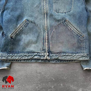 Veste en jean à boutons pour homme, design personnalisé, OEM ODM, style classique, vêtements décontractés et tendance - Product Image 4