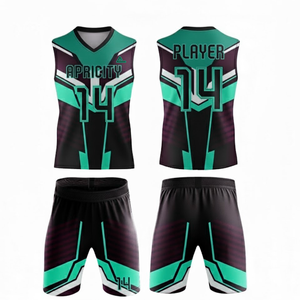 Ensemble d'uniformes de football à drapeaux 7v7 personnalisés, maillot et short sublimés, légers et respirants, fabricant OEM - Product Image 3