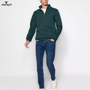 Dernières tendances de la mode, vêtements décontractés à bas prix, sweat-shirts à demi-zip en coton 100% pour l'hiver, vente en gros, design personnalisé, sweat-shirt pour homme - Product Image 5