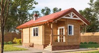 Cabanes en rondins, maison préfabriquée en bois