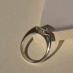 Anillo de Bodas de compromiso de moissanita de 1 quilate duradero VVS2 Claridad Corte brillante Plata de Ley 925 Proveedor al por mayor OEM de moda - Product Image 5