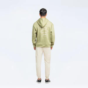 Sudadera de lujo de gran tamaño Heavyweight Hip Hop Ropa de calle en blanco Impresión de logotipo personalizado Sudaderas con capucha para hombres - Product Image 4