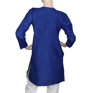 Kurti Bordado para Mujer - Azul Rey - Product Image 4