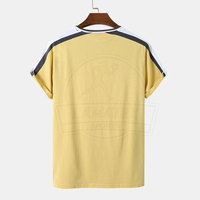 T-shirt Homme 100% Coton Coupe Droite Col Rond Manches Courtes Haute Qualité Écologique Respirant Hip Hop 220g Super – Vente en Gros