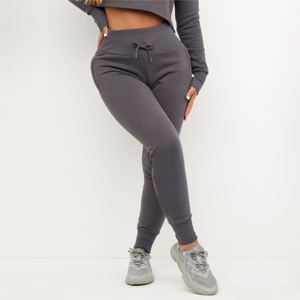 Sudadera Corta para Mujer, Personalizada al por Mayor, 45% Algodón, 55% Poliéster, Forro Polar, Color Gris Acero, Diseño Sky Script - Product Image 4