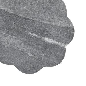 Ensemble de sous-verres incrustés de laiton en marbre blanc du fabricant Tapis et coussinets en pierre de bureau au design unique - Product Image 3