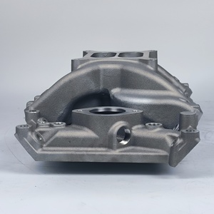 알루미늄 에어 갭 크라이슬러/모파 318, 340 및 360 V8 크로스 바람 이중 평면 흡기 다지관 - Product Image 3