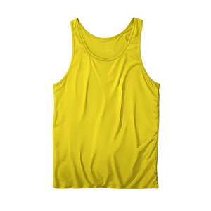 Mens Solid <b>Oversized</b> Fit Sleeveless Round Neck 100% Cotton <b>Vest</b> TankTop - Product Image 3