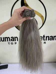 Extension de cheveux humains de vierge russe, qualité supérieure, 8 pouces, cheveux lisses naturels, Double Drawn, vente en gros - Product Image 2