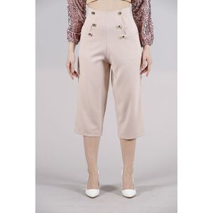 <span class=keywords><strong>Pantaloni</strong></span> da <span class=keywords><strong>Donna</strong></span> TOPSHOW in Crepe di Cotone e Poliestere, Vestibilità Ampia, con <span class=keywords><strong>Bottoni</strong></span> Decorativi e Tasche <span class=keywords><strong>Laterali</strong></span> - <span class=keywords><strong>Pantaloni</strong></span> Rosa Cipria all'Ingrosso - Product Image 5