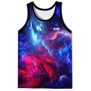 Débardeur de sport pour homme, imprimé par sublimation, sans manches, respirant, avec logo personnalisé, vente en gros à prix abordable - Product Image 4