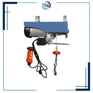 PA200 To 1000 200kg To 1000kg Working Load Mini Electric Hoist Wire Rope Hoist For Garage Ceiling Crane Overhead Factory