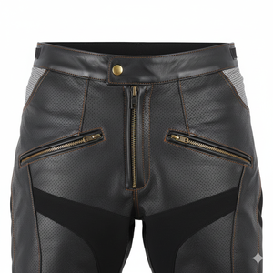 Pantalons de moto en cuir de protection pour hommes, pantalons de moto respirants, fabricant de pantalons de moto - Product Image 5