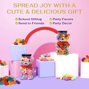 卸売スイーツベアグミキャンディートップキャンディーメーカーが製造したシュガーフルーツのおもちゃの形をした柔らかい歯ごたえのあるキャンディー - Product Image 6