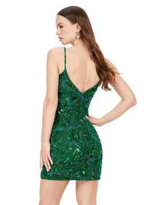 Mini robe moulante courte pour femmes de luxe sexy et personnalisée pour les soirées et les sorties Mode soirée élégante - Product Image 4