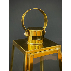 Wholesale High Quality Gold Plated Stainless Steel Metal <b>Candle</b> <b>Holder</b> <b>Lanterns</b> for Home & Outdoor Decorations - Product Image 4