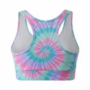 Sujetador Deportivo Tie Dye para Mujer, Precio de Fábrica, para Gimnasio, Yoga, Ropa Deportiva - Product Image 3